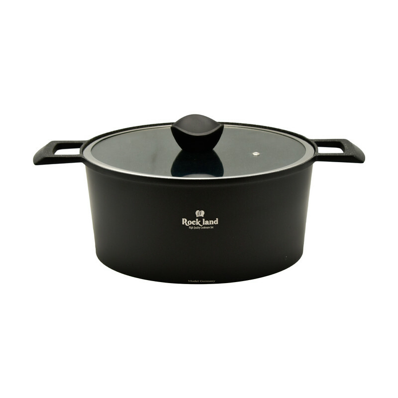 قابلمه تک چدن گرانیت راکلند مدل آلمانی سایز 28 رنگ مشکی